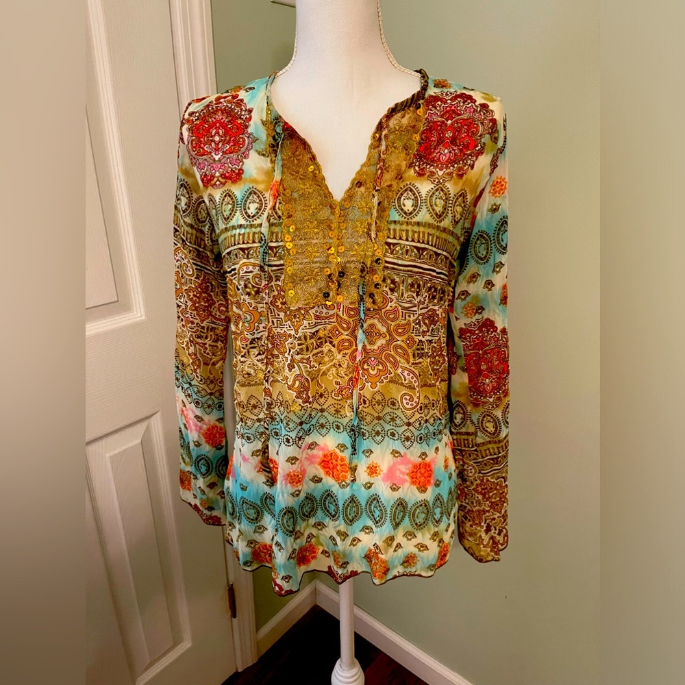 BEAUTIFUL BEADED SHIRT